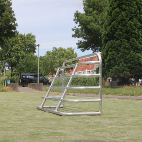 Voetbaldoeltjes Tube aluminium (1.5 x 0.75 m) 32 Aluminium voetbaldoel voor voetbaltraining 150 x 75 cm